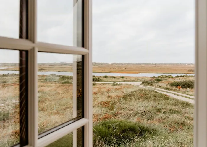 View Of Nyminde Stream And Dunes Nymindegab